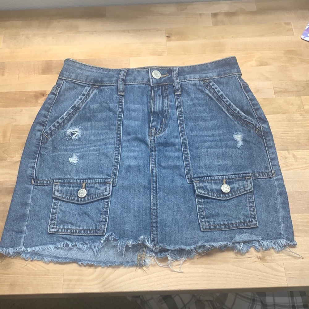 Juniors SO Denim Skirt